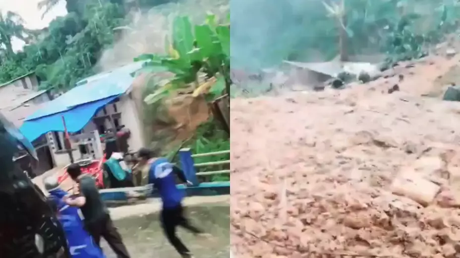 Deslizamiento de montaña