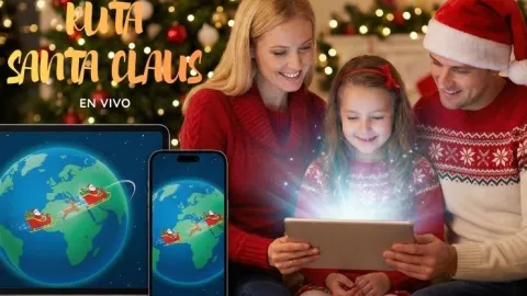 Cómo seguir Ruta Santa Claus 2025: Apps y sitios oficiales