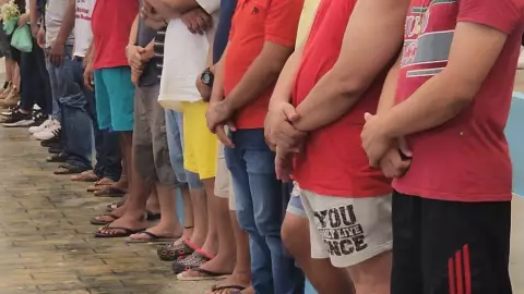 internos cereso de merida lavatorio de pies