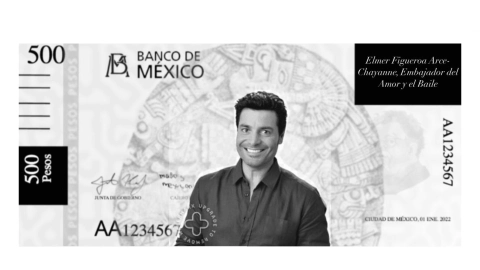 Así luciría Chayanne en un billete mexicano, según la IA