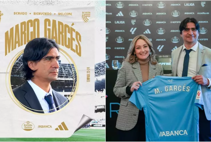 ¡Orgullo mexicano! Él es Marco Garcés Director de Fútbol del Celta de Vigo