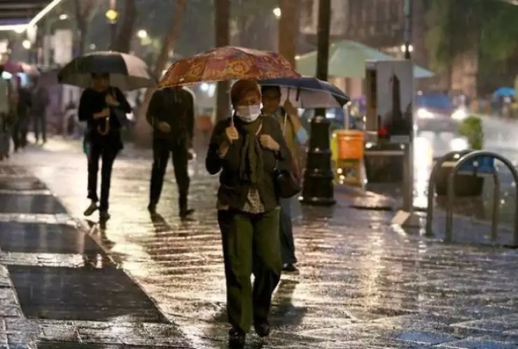 Reportan lluvia en alcaldías de la CDMX