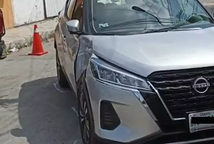 Fuerte accidente en el centro de Mérida, hoy 24 de febrero de 202