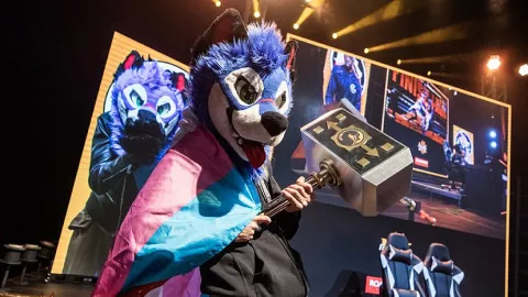 Sonic Fox en la Final Kombat