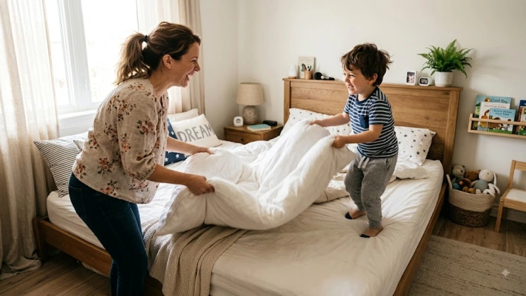 3 actividades divertidas para que los niños aprendan a tender la cama solos y arreglar su habitación