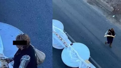 Mujer roba pedazo de Rosca Récord Guinness