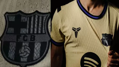 Playera visitante Barcelona Kobe Bryant 2025-2026