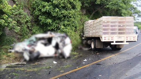 Fatal accidente: Un muerto tras choque vehicular sobre la carretera libre a Colima
