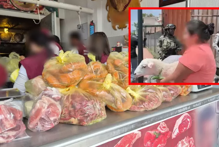 Carne decomisada tras operativo a La Familia Michoacana fue regalada.