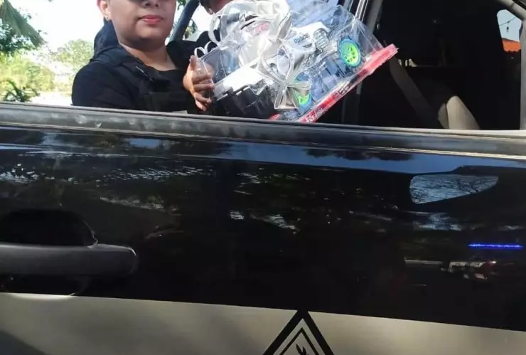 Niño yucateco invita a policías a su fiesta de cumpleaños