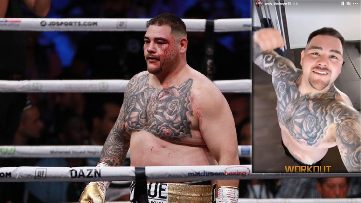 Andy Ruiz luce espectacular cambio f&iacute;sico