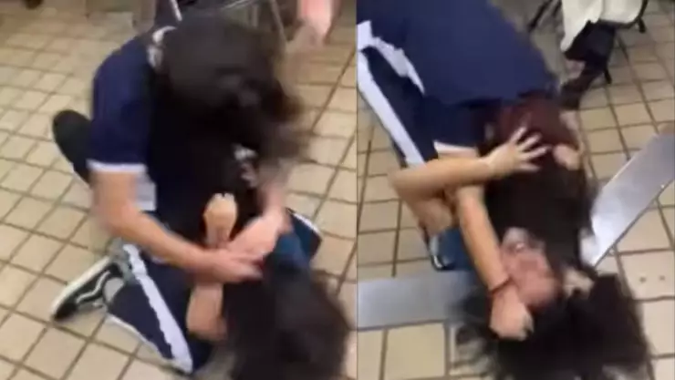 Alumnas del Cobach se pelean.jpg