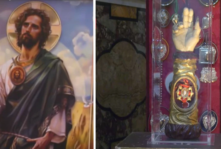 ¿Cómo es la reliquia de San Judas Tadeo?