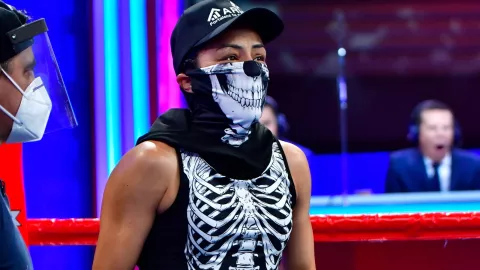 Jackie Nava pelea Gloria Elena Yancaqueo Box Azteca