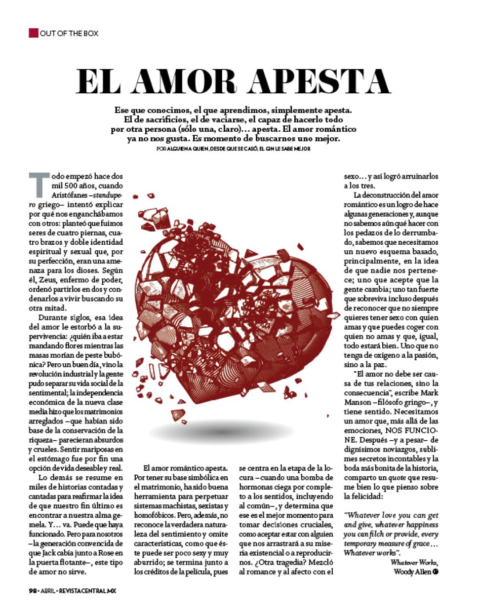 Out of the Box Revista Central