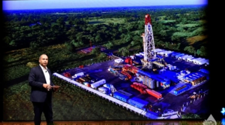 Campo petrolero Ixachi Pemex