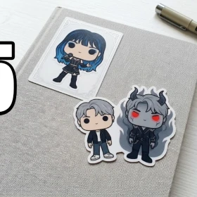 5 ideas de stickers de KPop Demon Hunters estilo funkos para decorar tus cuadernos