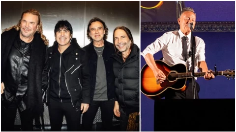 Collage de Maná y Bruce Springsteen