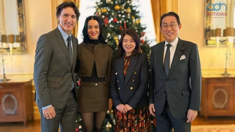 Justin Trudeau y Katy Perry