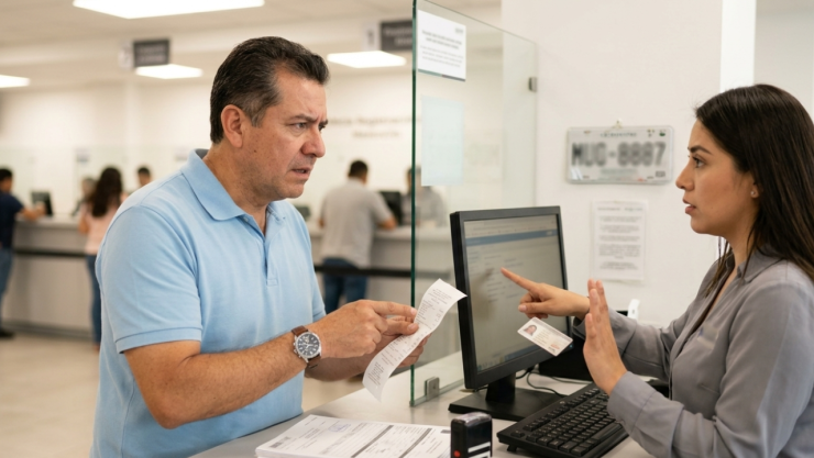 Por qué rechazan la renovación de la tarjeta de circulación si ya pagaste