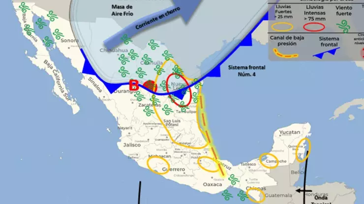 clima mexico 15 de octubre