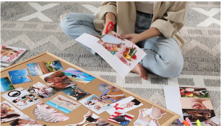 vision board.