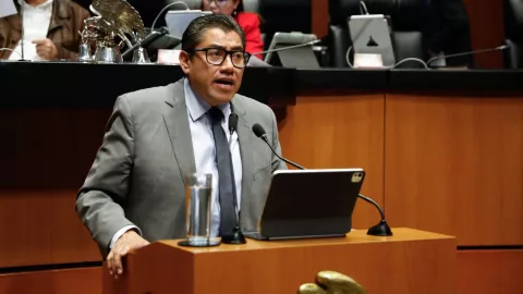 Saúl Monreal en el Senado