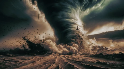 Alerta máxima en el norte de México por el Frente Frío 10; se esperan vientos, lluvias fuertes y riesgo de tornados