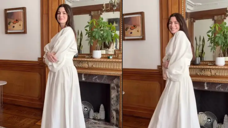 Anne Hathaway está EMBARAZADA de su tercer hijo; así lo reveló