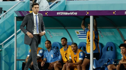 Diego Alonso, entrenador de Uruguay