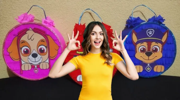 4 diseños para hacer mini piñatas caseras de Paw Patrol, ideales para los cumpleaños infantiles