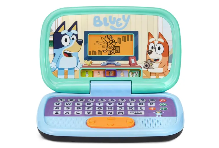 Laptop de Bluey para aprender a contar