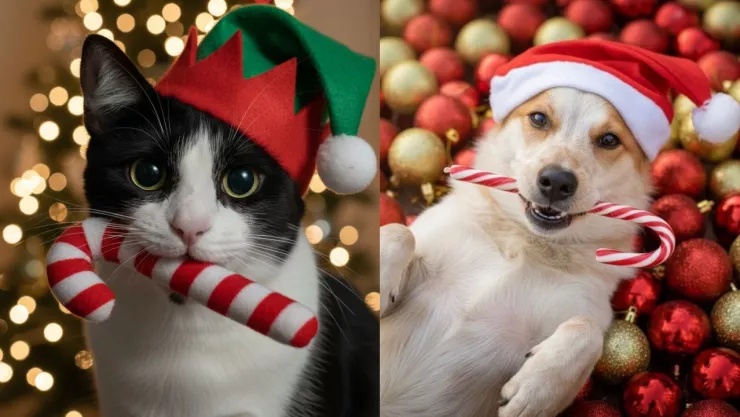 Cómo crear imágenes navideñas de tu perro o gato con IA: Guía paso a paso