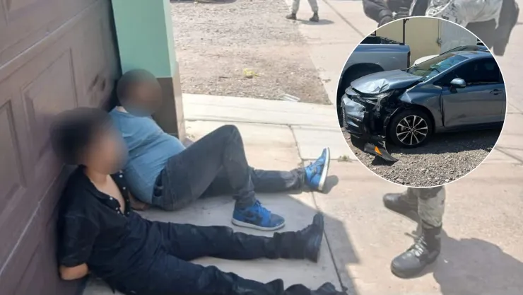 Detenidos tras persecución en la Emiliano Zapata, Culiacán