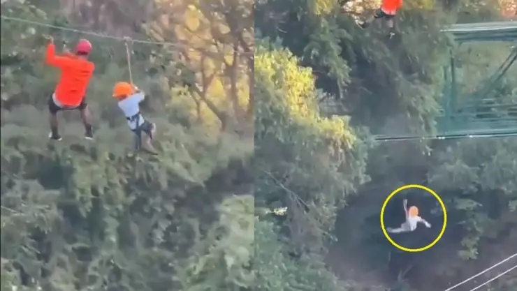 Tirolesa - Parque Fundidora.