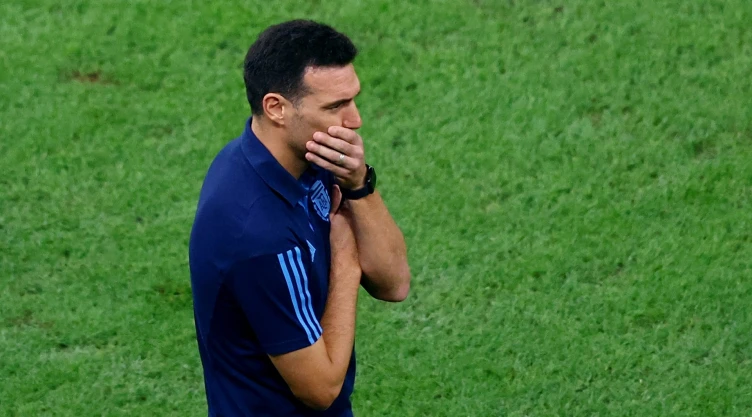Lionel Scaloni en llanto tras avanzar a la Final