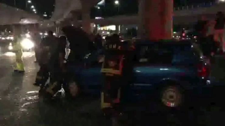 Accidente vehicular Periférico tres lesionados