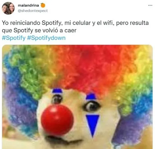 Los mejores memes por la caída de Spotify