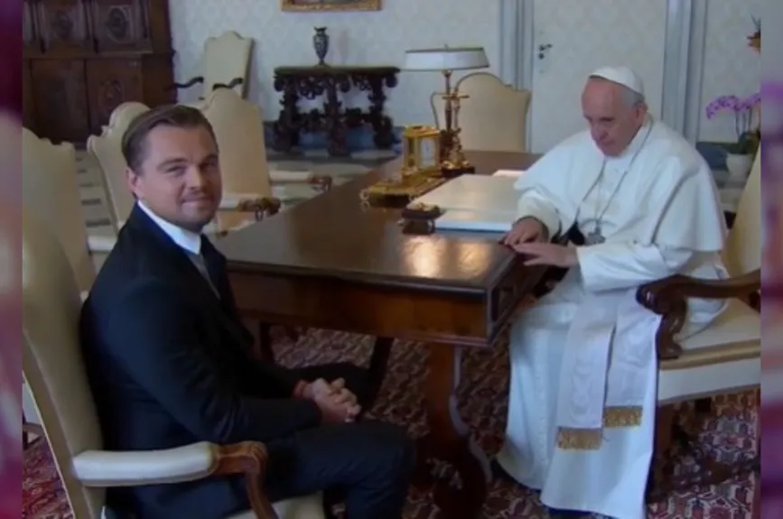famosos con el papa francisco