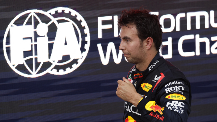 Checo Pérez en el Gran Premio de España