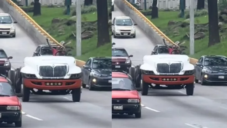 Medio camión de Xalapa