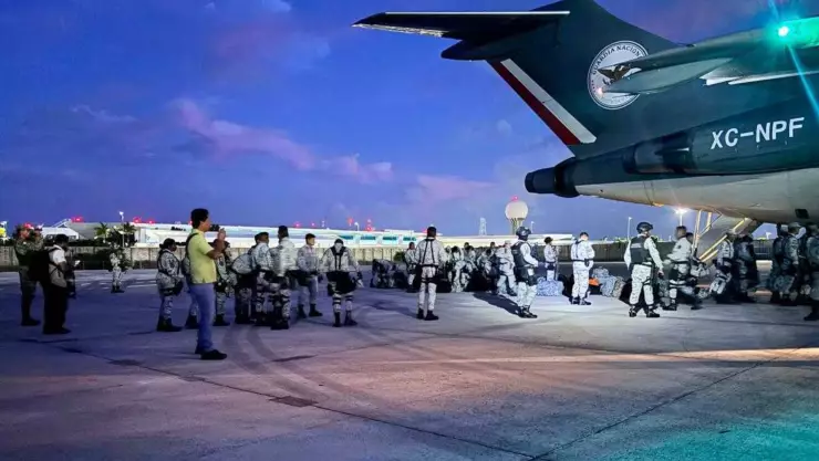 Envían de Quintana Roo elementos federales para reforzar seguridad en la frontera norte