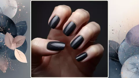 Gris oscuro con acentos metálicos discretos