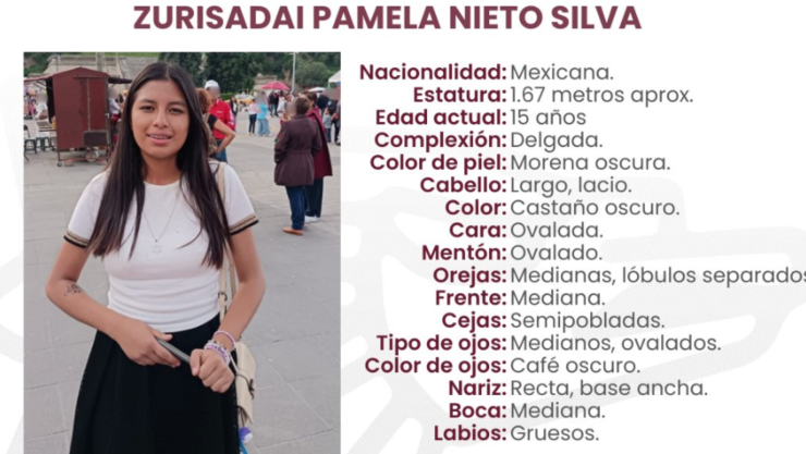 Reportan como desaparecida a Pamela Nieto Silva en la ciudad de Puebla