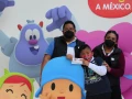 Pocoyo y sus amigos en el gran contenedor del #JuguetónAzteca