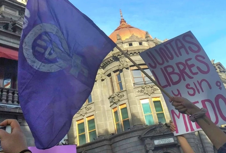 cierres viales por 8M en Puebla 2025