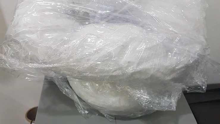 Droga crystal en AICM