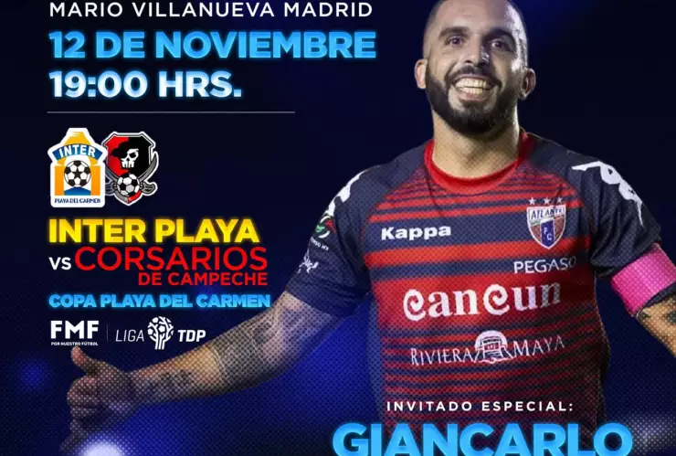 Inter Playa se renueva y estará presente Giancarlo Maldonado