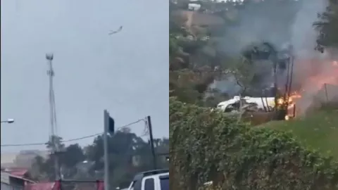 VIDEO | Avión con 62 tripulantes se estrella en Brasil reportan fallecidos