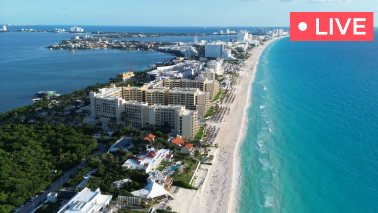 ¡56 años y siguen hermosas! Así se ven las playas de Cancún EN VIVO este día de su aniversario, 20 de abril de 2026.webp